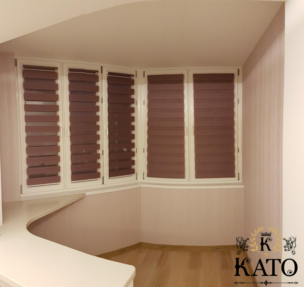  Рулонные шторы День-Ночь (зебра) 