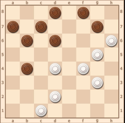 1.C5 2.F6 3. G7 4.C3X