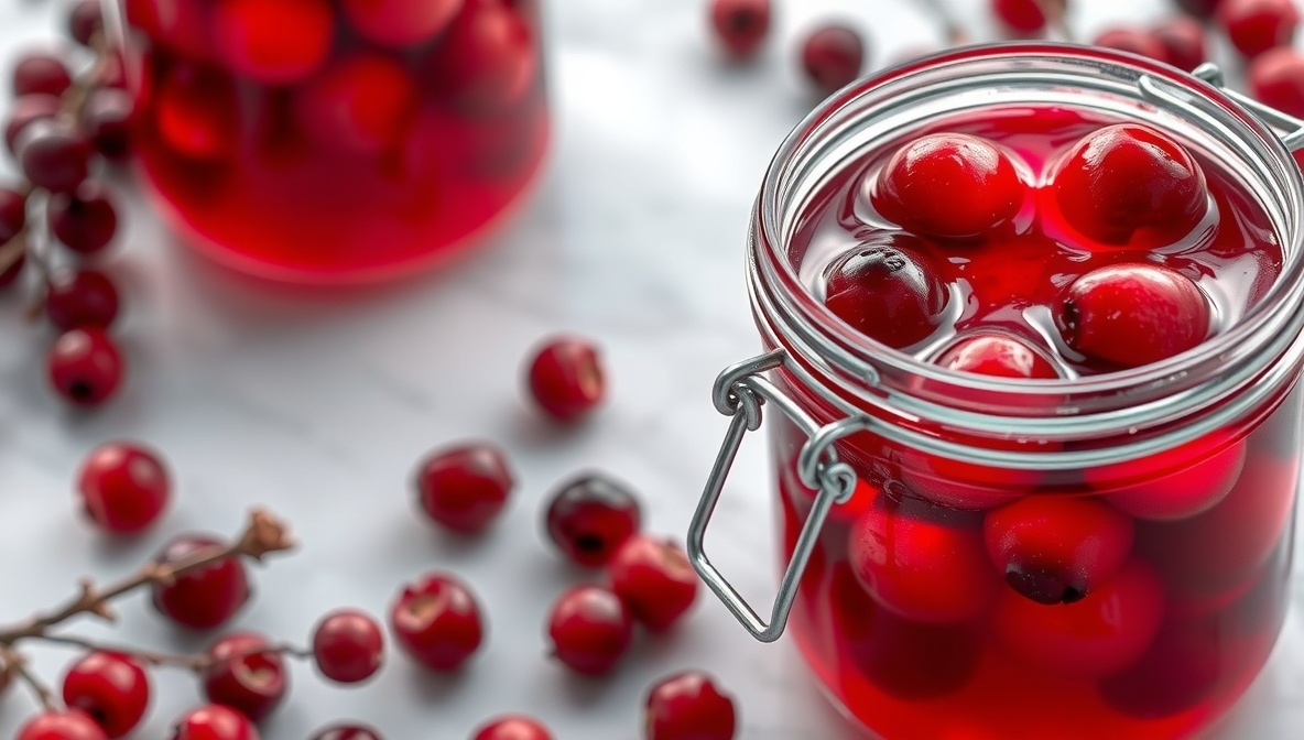 Желе из брусники