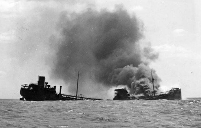Во время войны британский флот подвергался постоянным атакам со стороны немецких подводных лодок