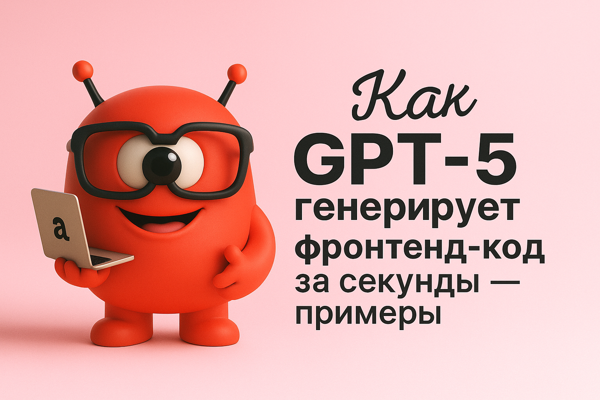    Как GPT-5 генерирует фронтенд-код за секунды — примеры Никита Титов