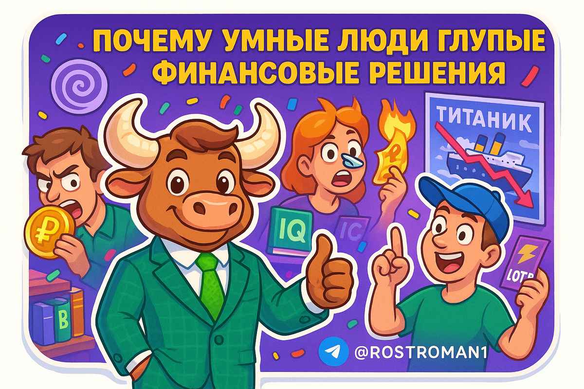    Почему умные люди теряют деньги на бирже когнитивные ошибки трейдера и как их избежать РоСТ | Роман о Системном Трейдинге