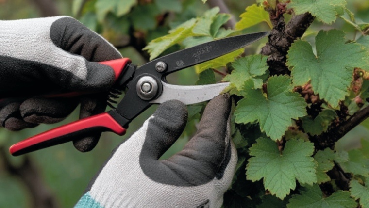 Августовская обрезка: важна точность и стерильность инструмента.