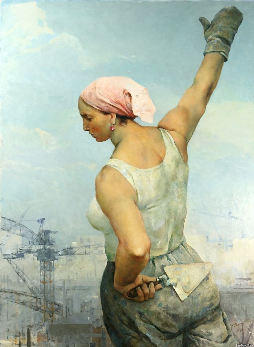 Владимир Серов
Строительница,1964
Музей современной истории России