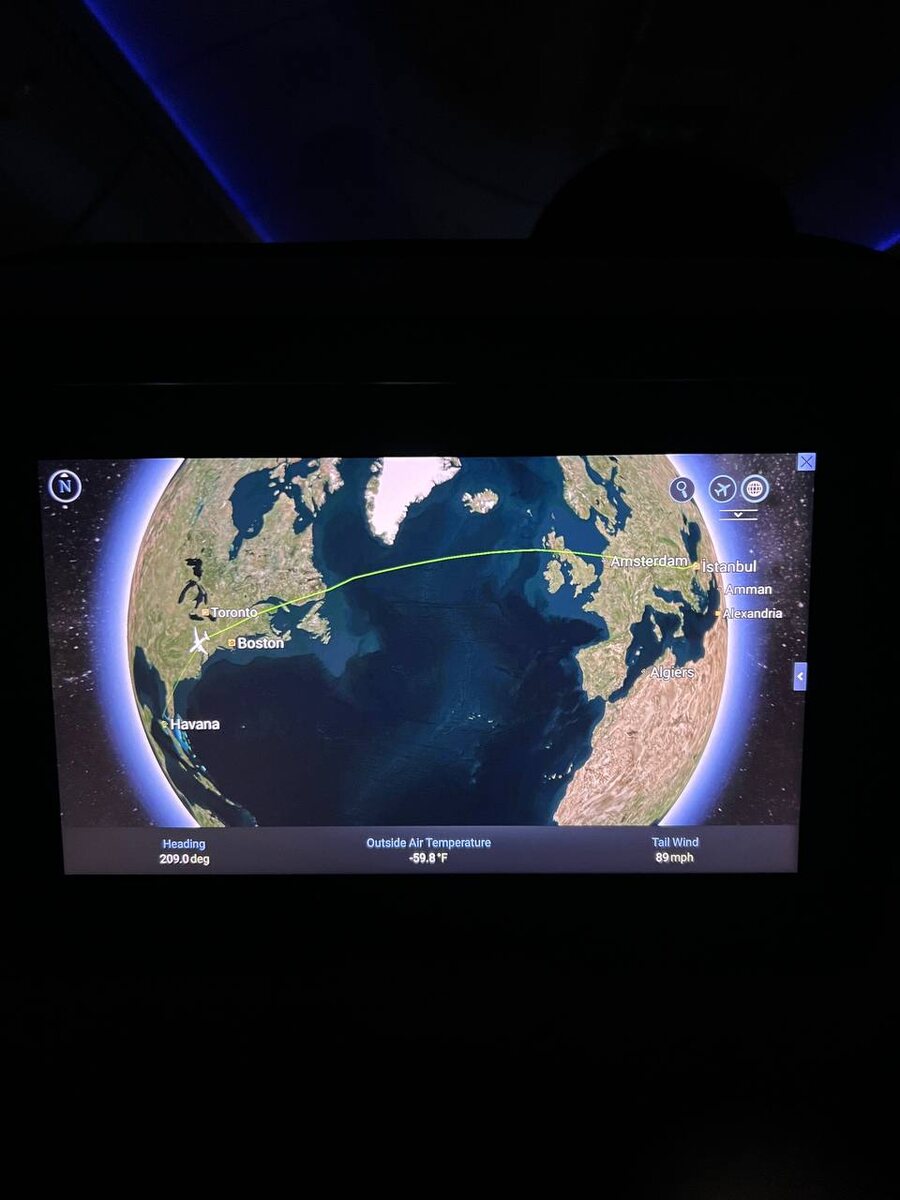 13 часовой перелет из Стамбула в Гавану