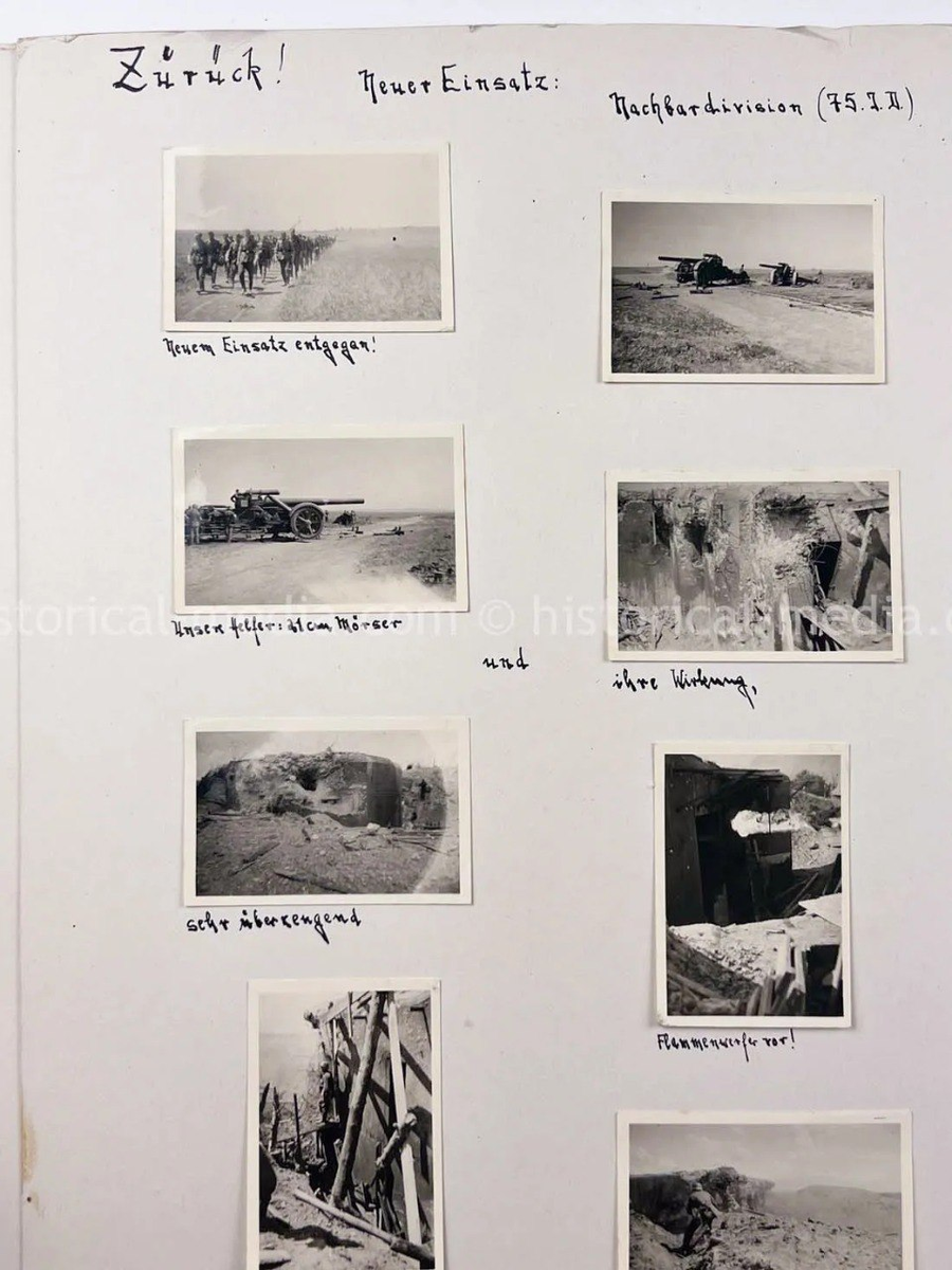 Первая страничка из немецкого альбома посвященная началу войны с СССР. 