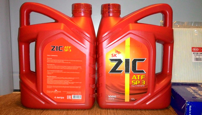 Трансмисионное масло ZIC ATF SP 3