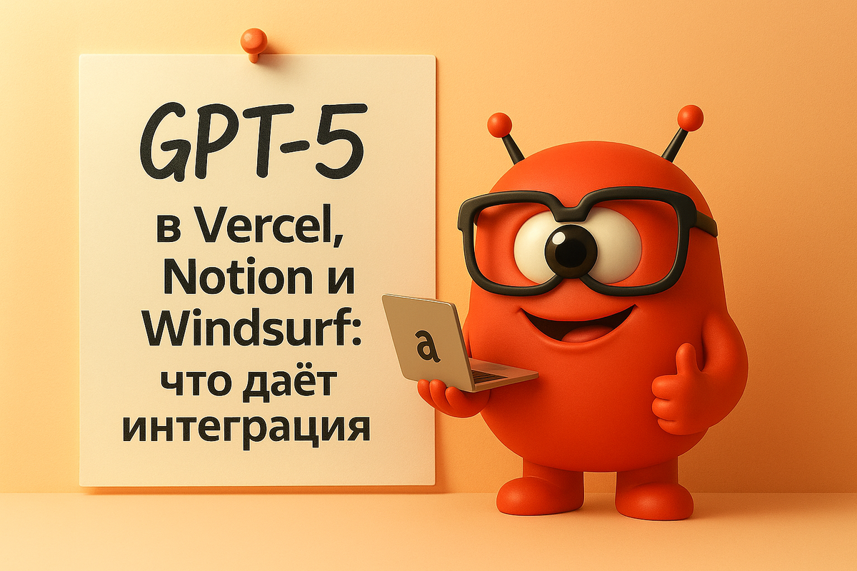    GPT-5 в Vercel, Notion и Windsurf: что даёт интеграция Никита Титов