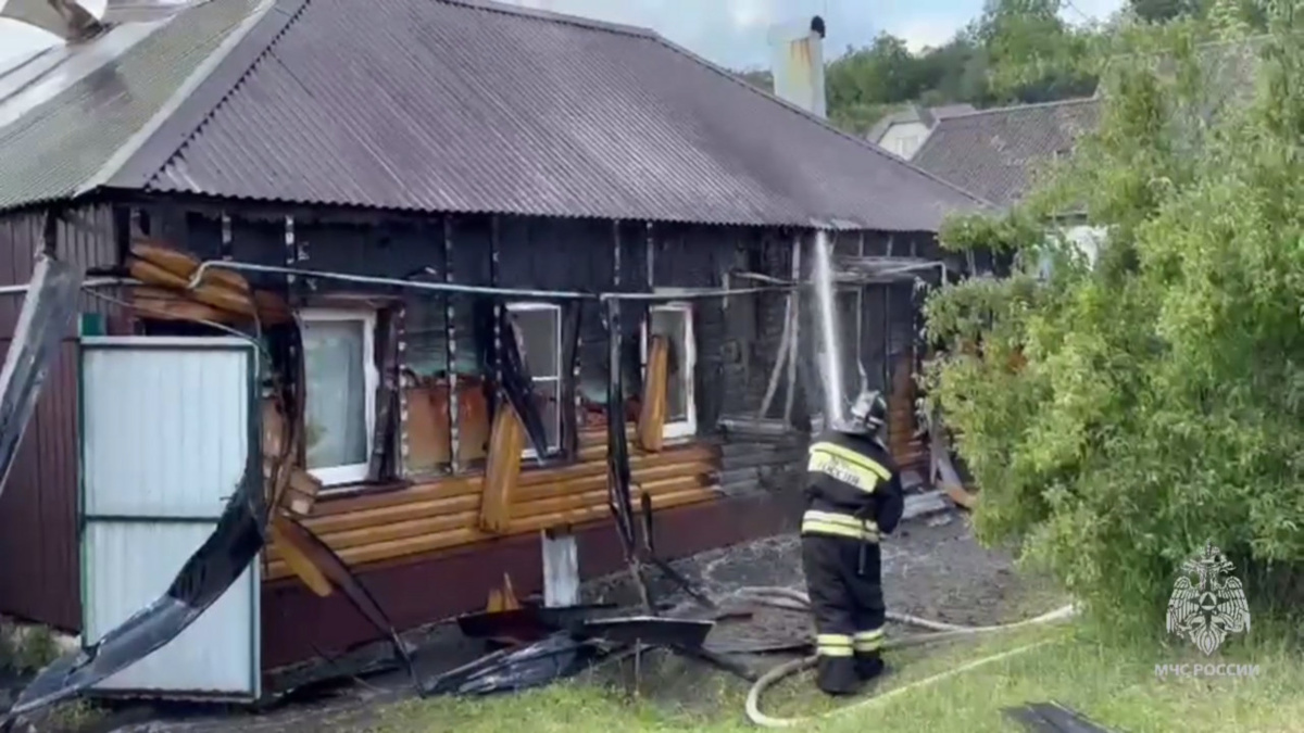    Электропроводка стала причиной пожара в Курске