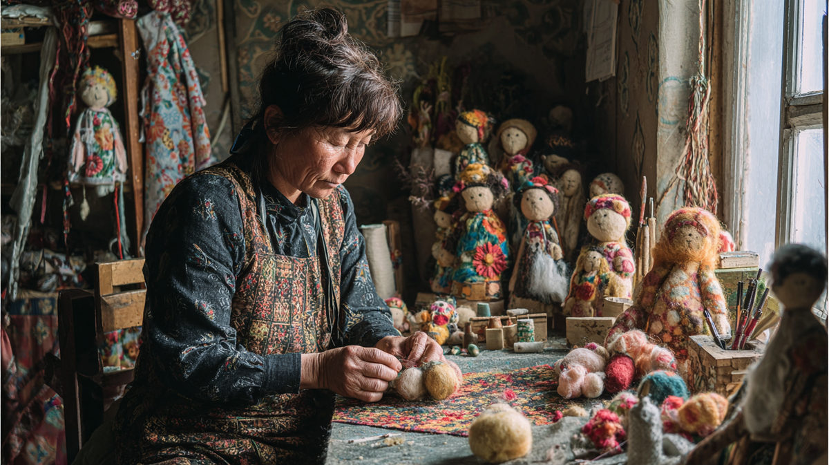    Народные промыслы Алтая: как войлок, тюркские узоры и куклы-обереги оживляют древние традиции