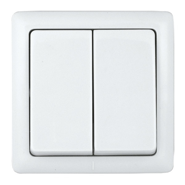 Двухклавишный выключатель