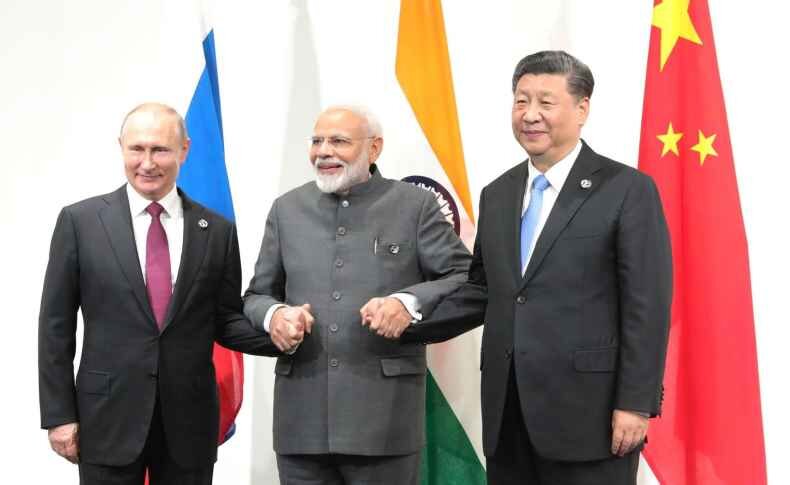 Путин Моди Си