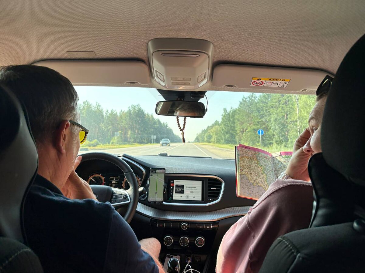 Контрольные точки отмечены на бумажной карте