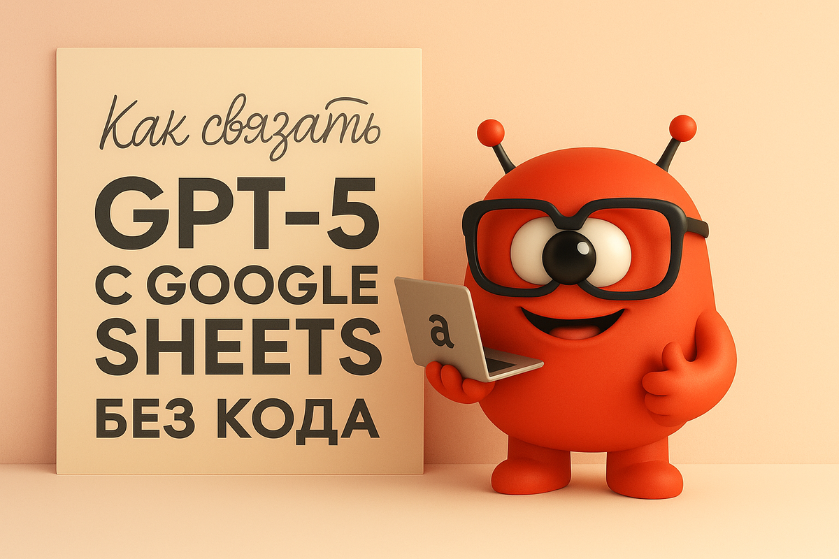    Как связать GPT-5 с Google Sheets без кода Никита Титов