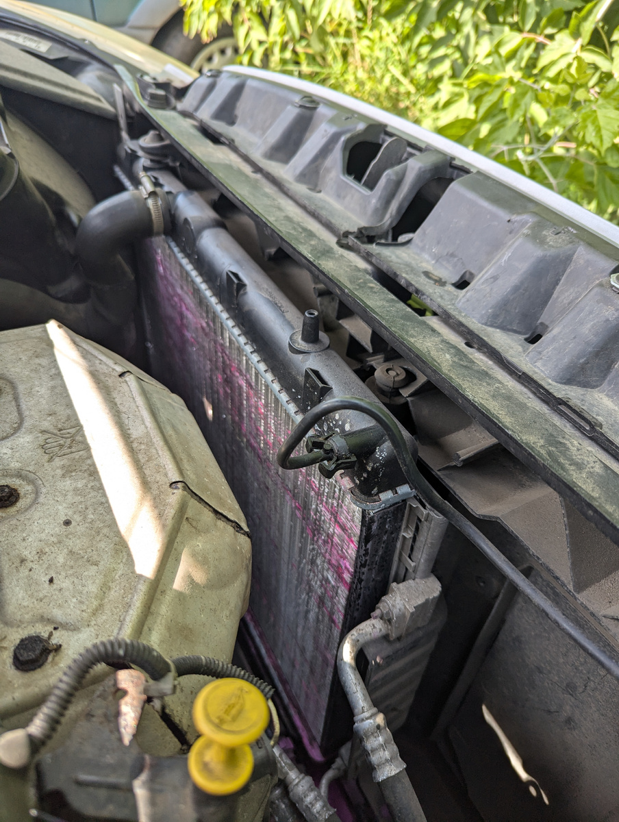 Новый радиатор моего "Льва".