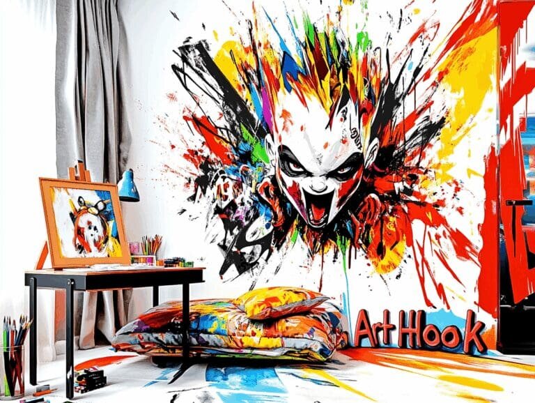    Оформление стен в детской комнате: как создать уникальный мир для вашего ребенка с помощью граффити-декора Art-Hook.Ru