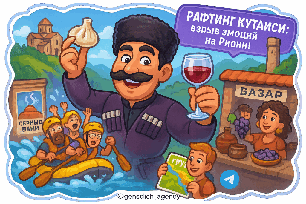    Рафтинг Кутаиси: взрыв эмоций на Риони! genadich