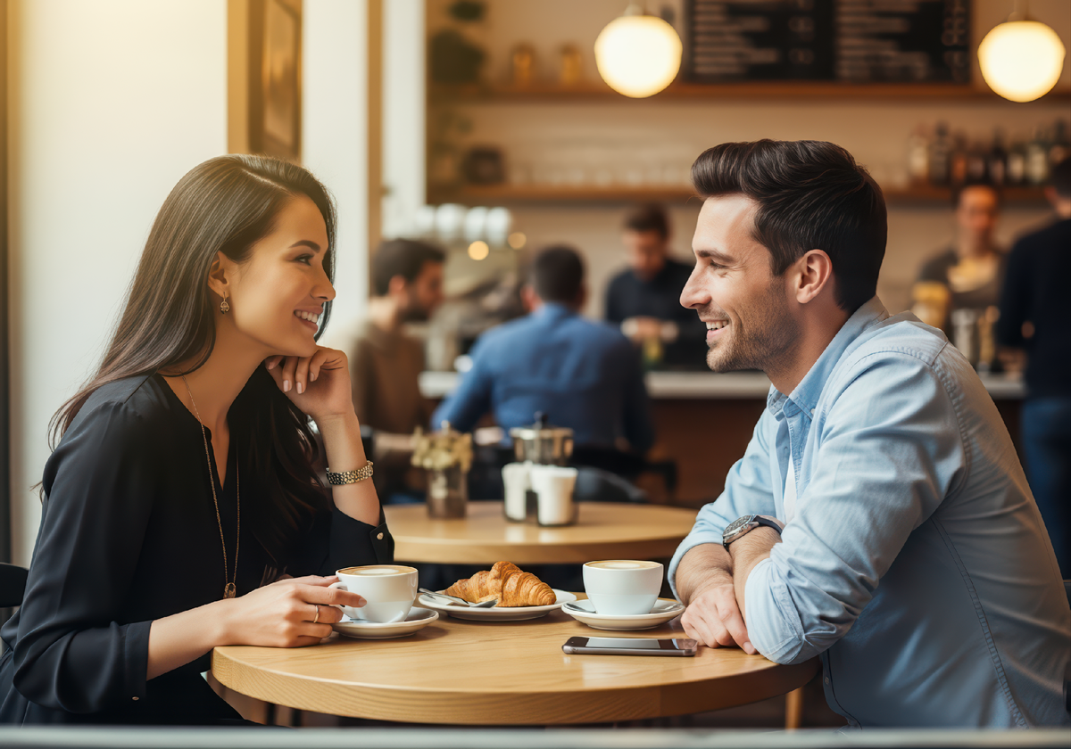 Свидание в кафе