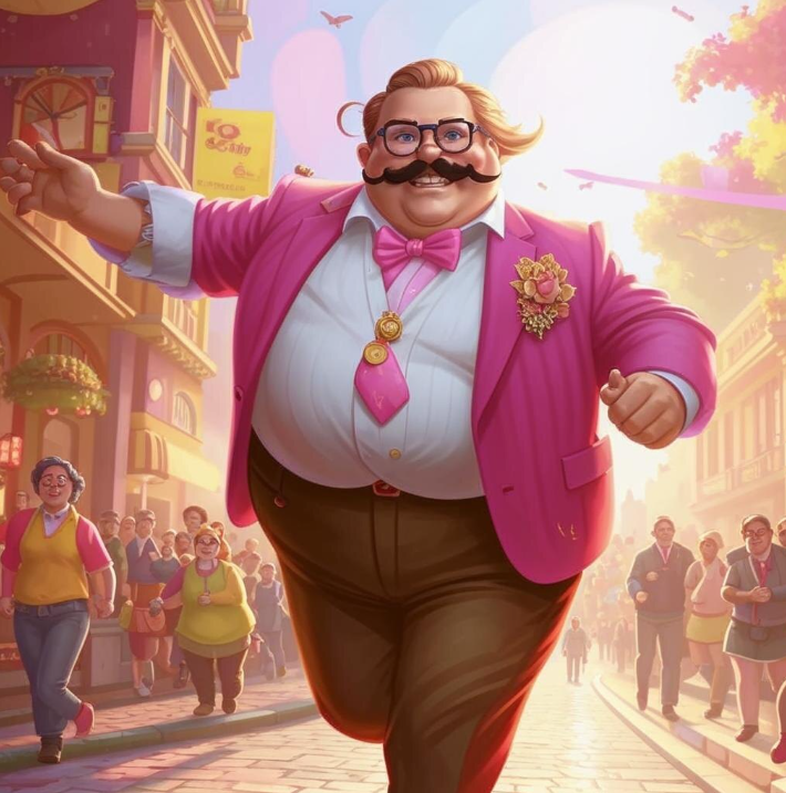 Душнильный Долбоящер спешит в "Лякрысу". Художник - Кандинский Н. С.