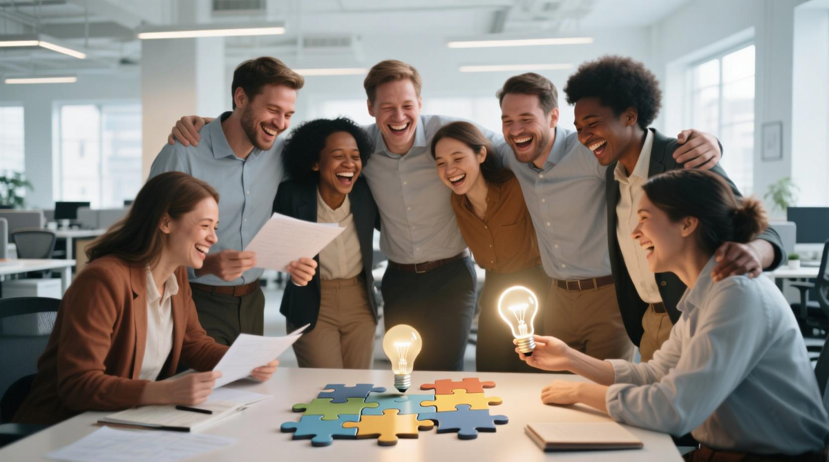 Один из этих веселых людей работает на разведку