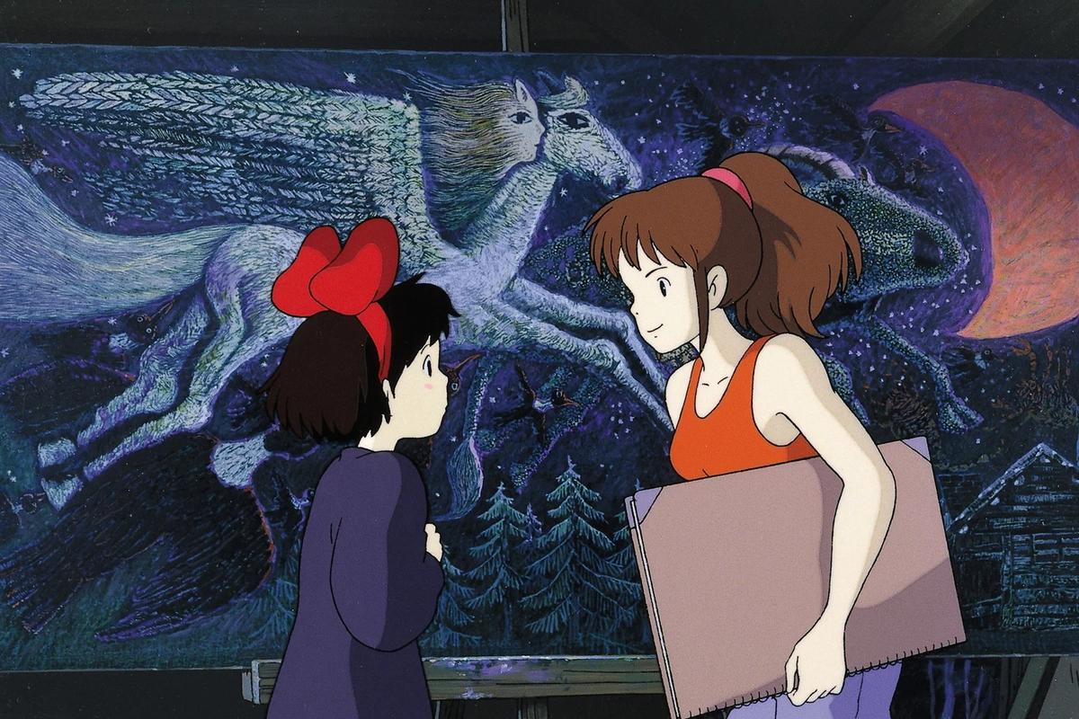 Кадр из аниме «Ведьмина служба доставки»