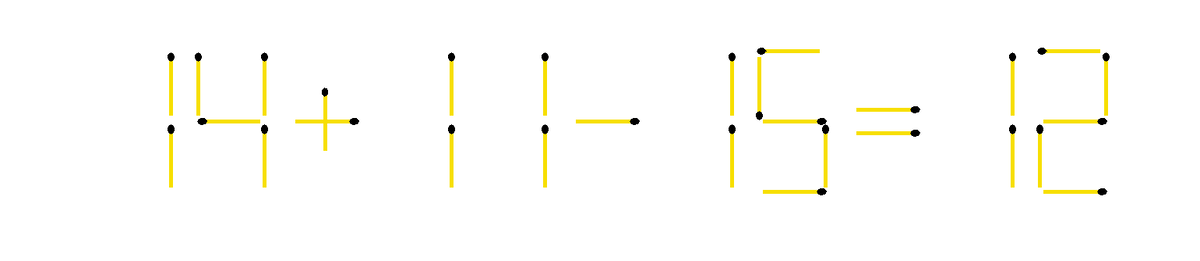 головоломки со спичками