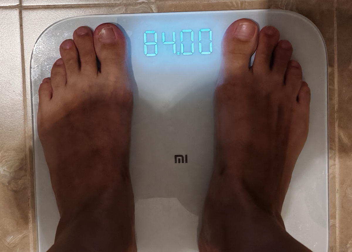 Минус 150 грамм за сутки,вес на начало диеты 86,85 кг