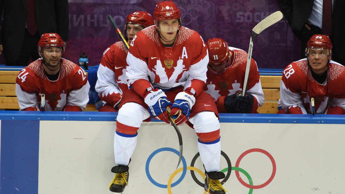    Александр Овечкин на Олимпиаде-2014 в Сочи.Александр Федоров