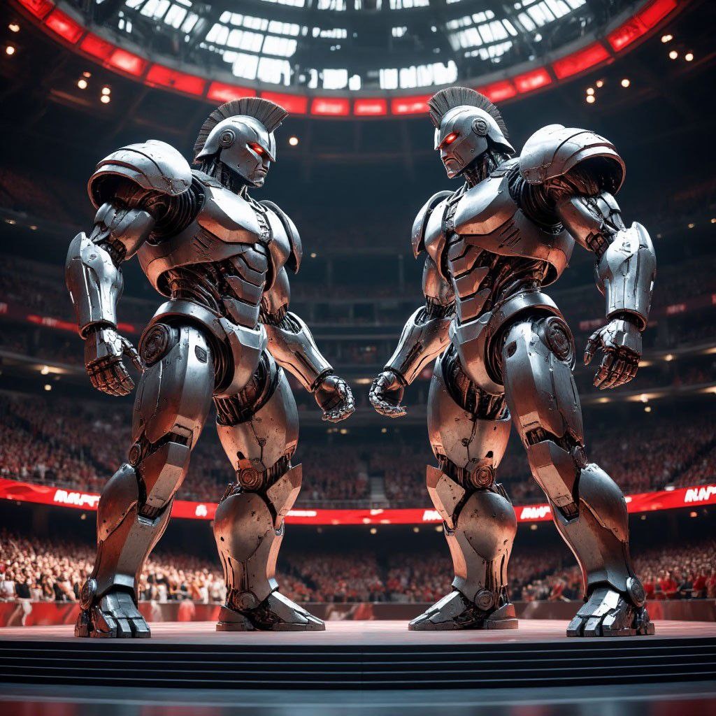 Турнир роботов по мнению Шедеврум с моделью 2.7