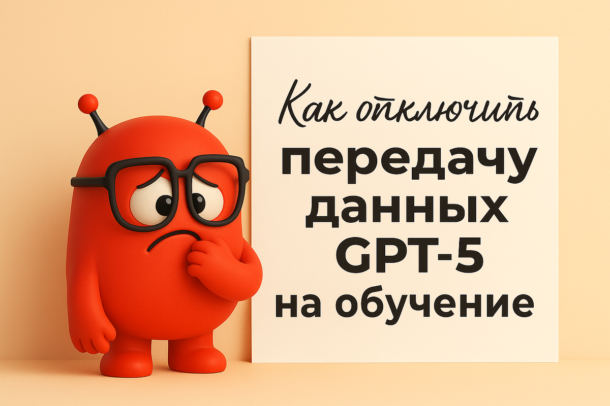    Как отключить передачу данных GPT-5 на обучение Никита Титов