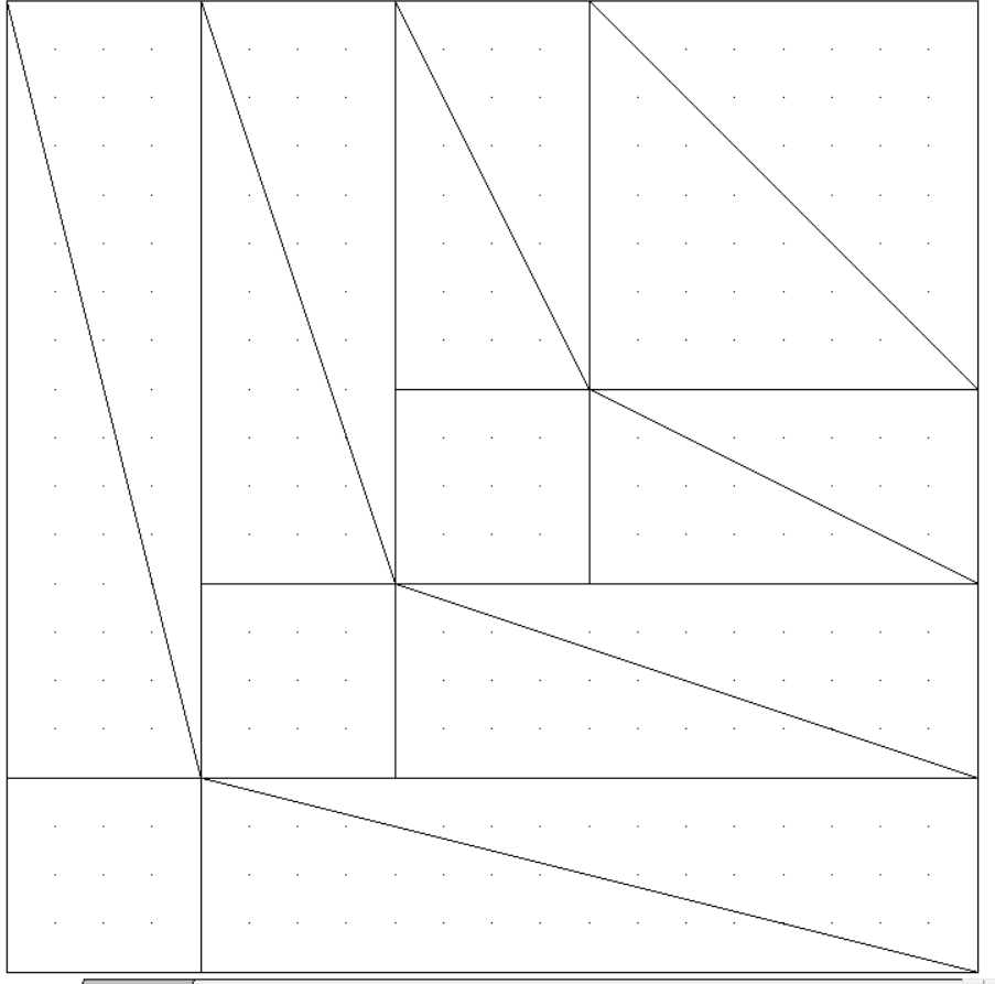 Классическая сетка блока