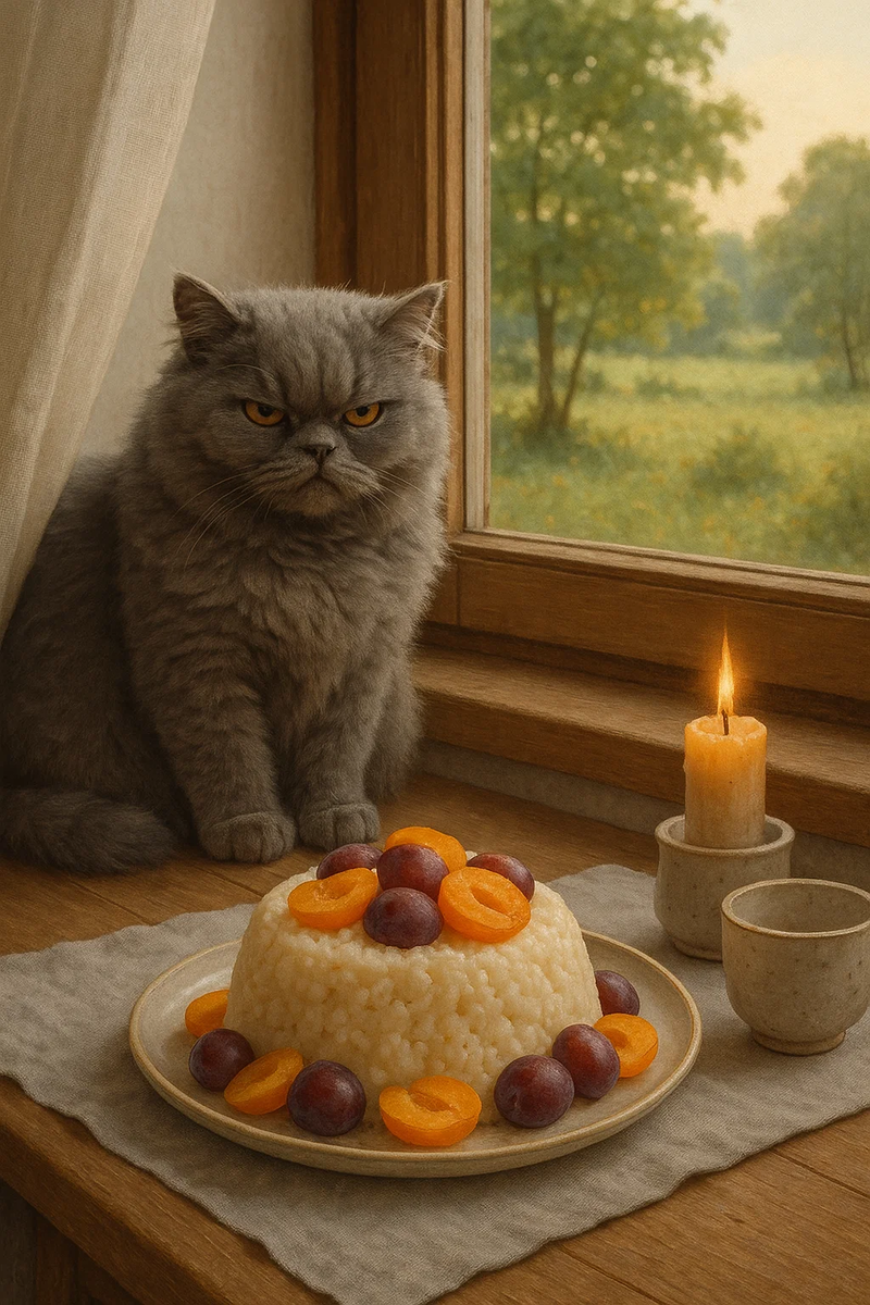 Эта иллюстрация рождена из тёплой идеи и воплощена с помощью нейросети