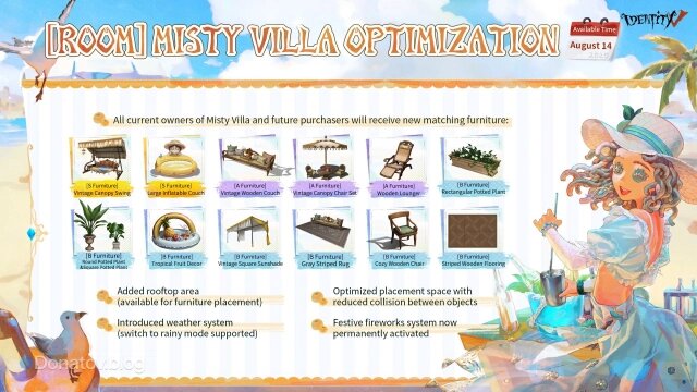    Анонс Misty Villa Optimization в Identity V