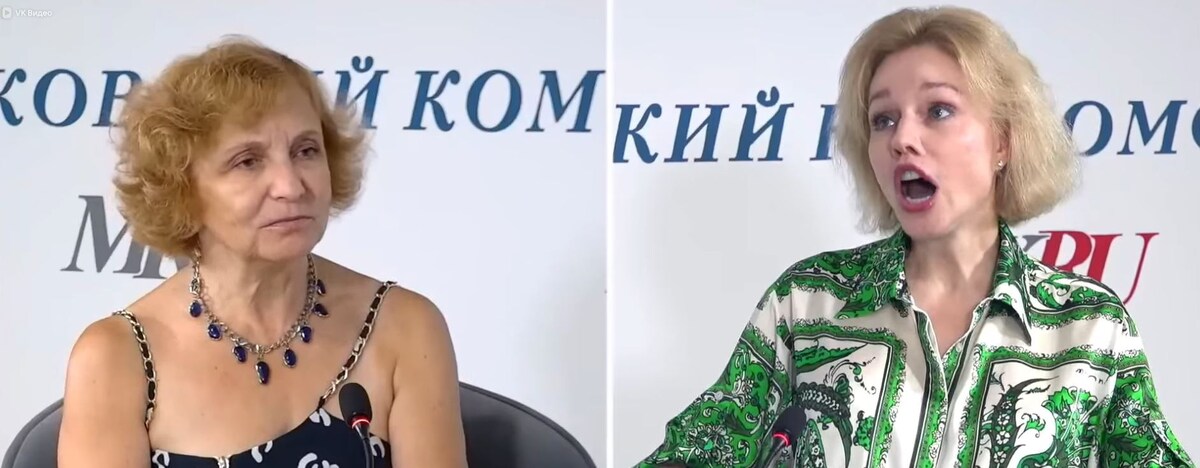 Кадр из интервью «Театральной среды» с Мариной Райкиной