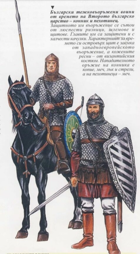 Болгарские воины XIII века. 