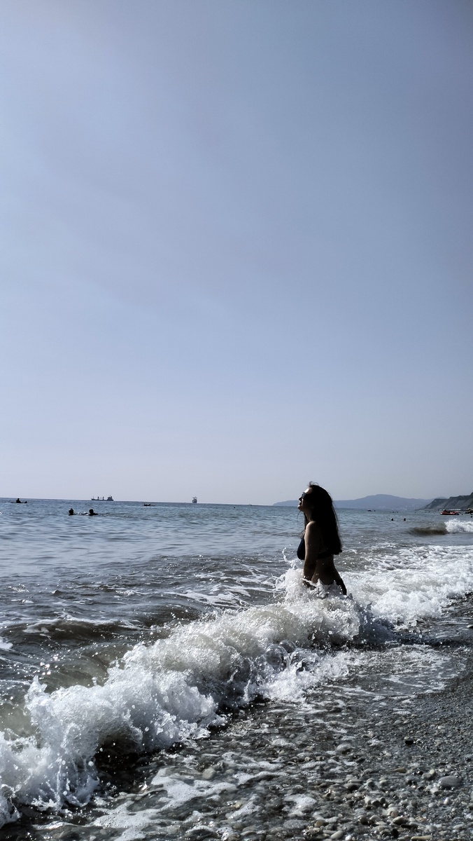 Пляж в Шепси