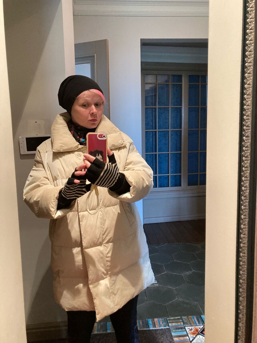 Спасибо родственникам за пуховик