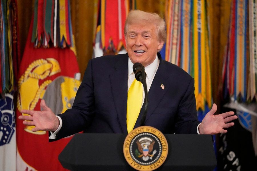    Президент США Дональд Трамп / Источник: © Mark Schiefelbein/AP/TASS