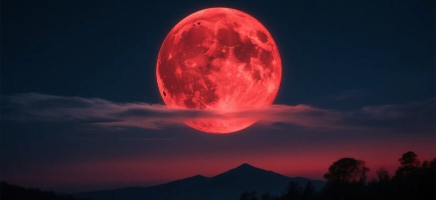 Почему Луна бывает красной?