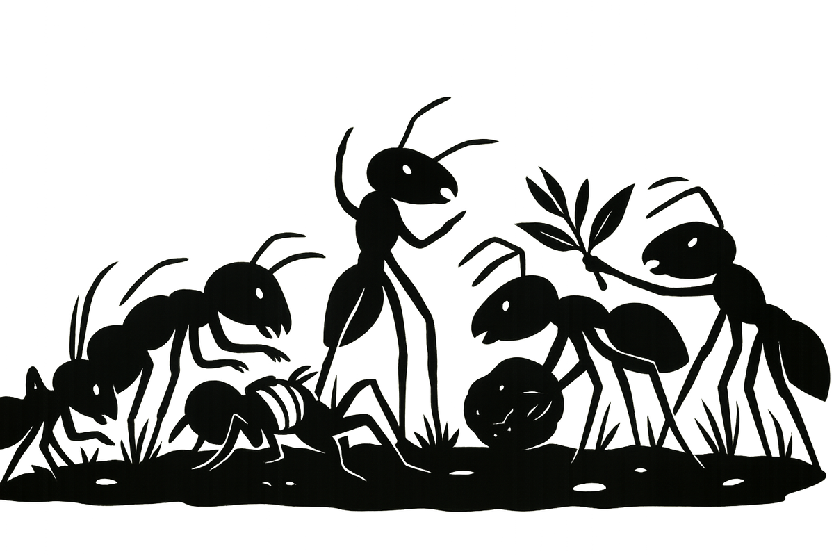 Командная работа, забота и лечение — муравьи демонстрируют удивительную модель сотрудничества.