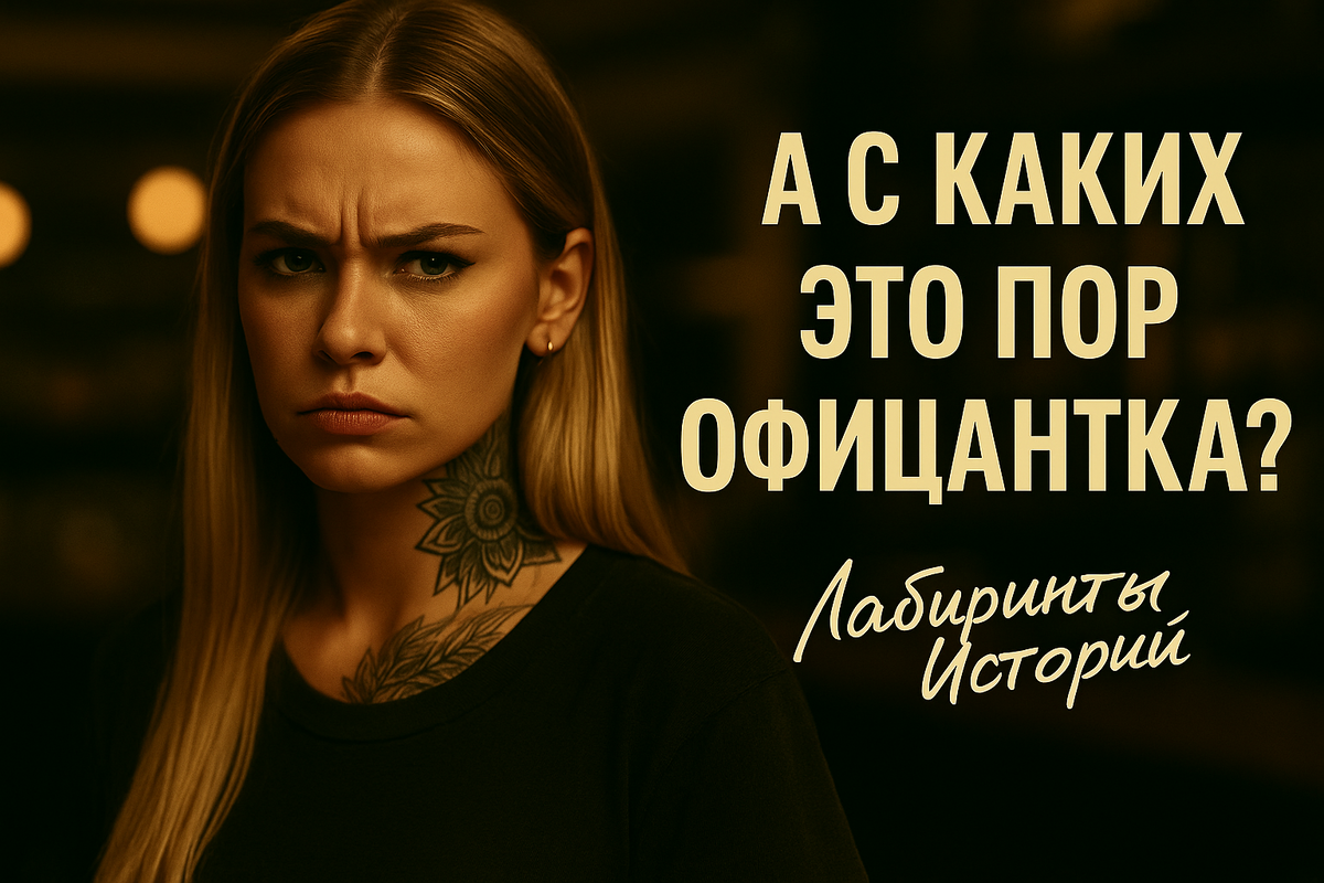 Накрывать стол для твоих друзей? А с каких это пор я официантка?
