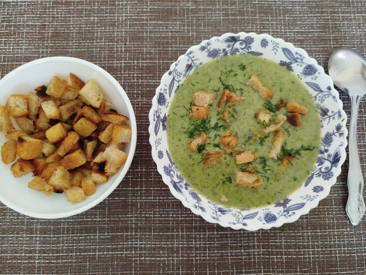 Суп-пюре из брокколи