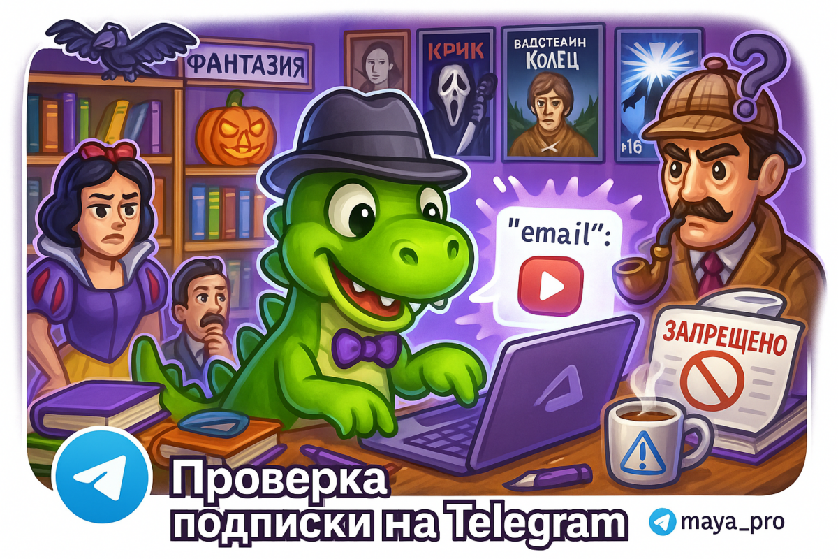    Автоматизация проверки подписки в Telegram: как сделать работу без хлопот и с котиками? Артур Хорошев