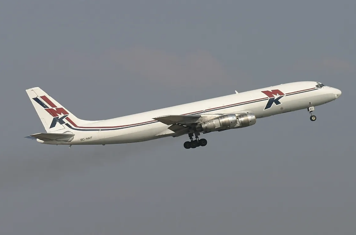 Самолёт DC-8 авиакомпании MK Airlines. (Алан Лебеда)
