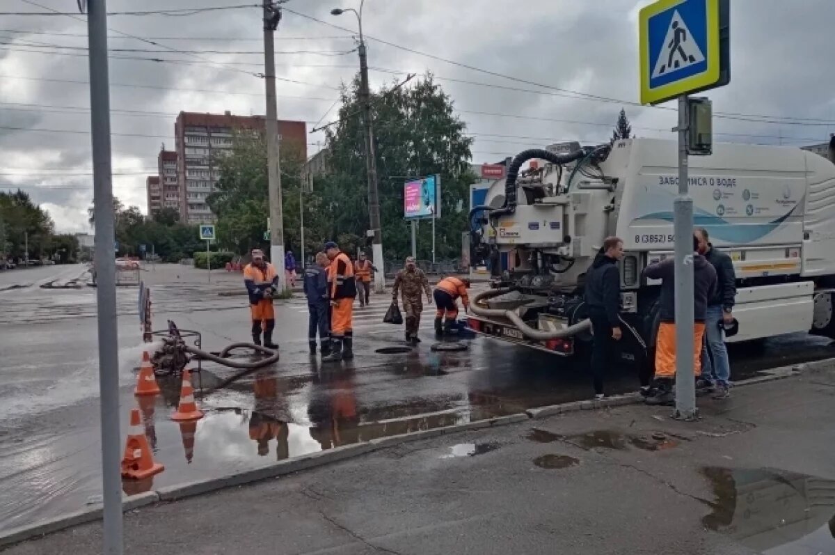    Водоснабжение центра Барнаула восстановлено
