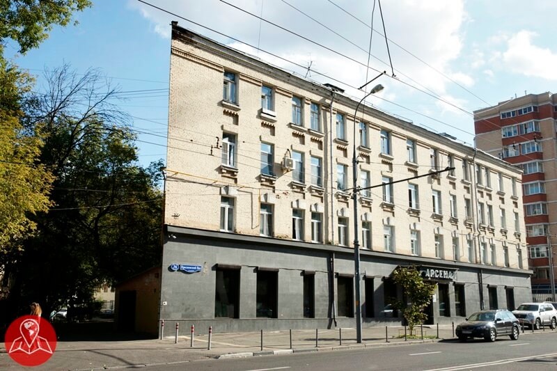 Плоский дом в Москве Пресненский вал