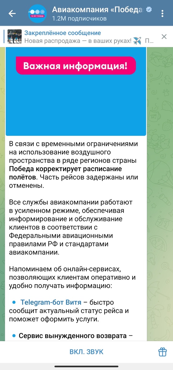 Скриншот из тг-канала 