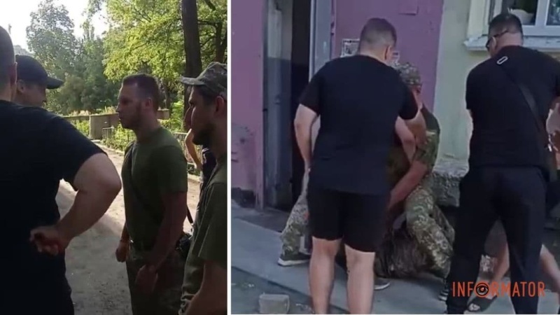    В Днепропетровске сотрудники ТЦК избили бывшего военного, который пытался спасти от мобилизации курьера