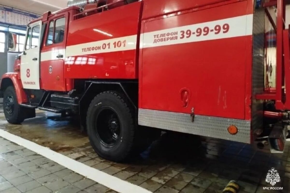    В Ульяновской области потушили 4 пожара в жилых домах и 1 — в бане