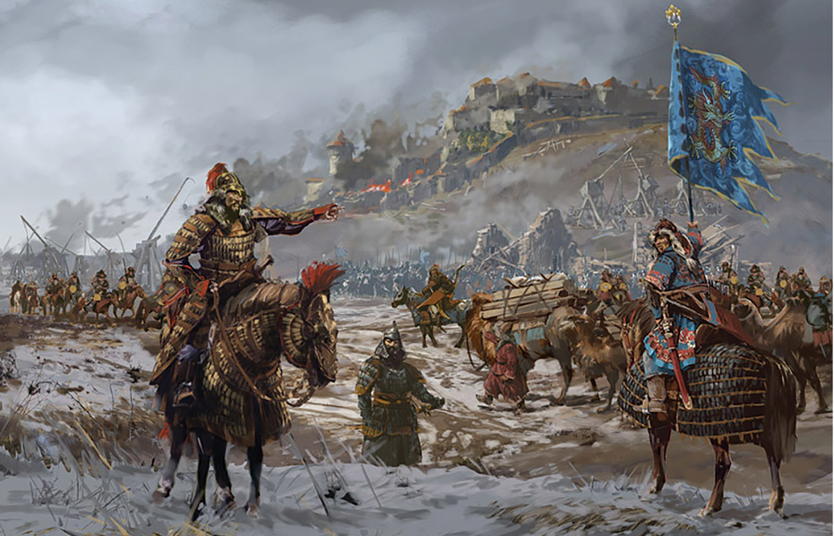 Штурм монголами Белграда.